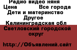 Радио видео няня  › Цена ­ 4 500 - Все города Дети и материнство » Другое   . Калининградская обл.,Светловский городской округ 